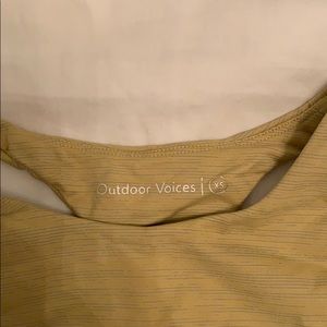 Outdoor Voices Workout Bra (matching leggings sep)